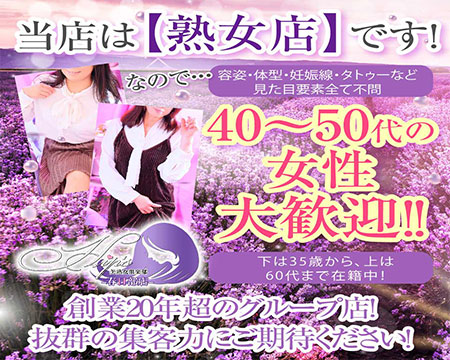 美熟女倶楽部Hip's春日部の求人バナー